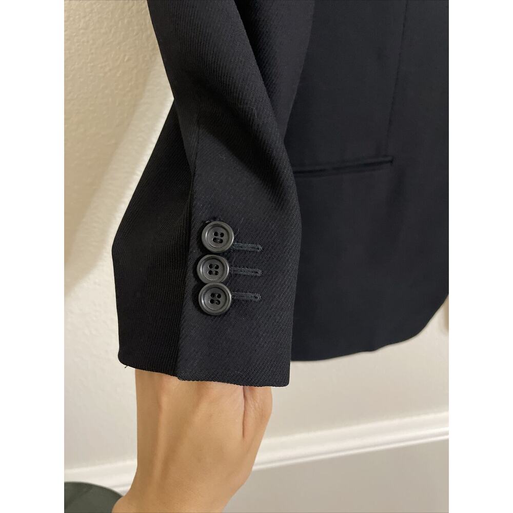 armani collezioni, Wool suit blazer Jacket, black, made in italy, Size 42/R - Picture 4 of 8